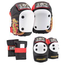 187 Killer Pads Jr. Six Pack Combo Pack - Cab - Switch Skate & Snow