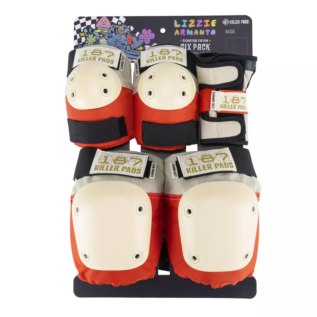 187 Killer Pads Jr. Six Pack Combo Pack - Lizzie - Switch Skate & Snow