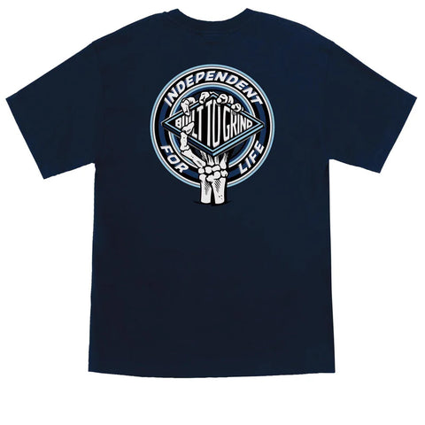 Independent Life Clutch Bar Logo T-Shirt - Navy