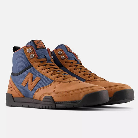 New Balance Numeric 440 High Trail Shoes - Brown/Navy