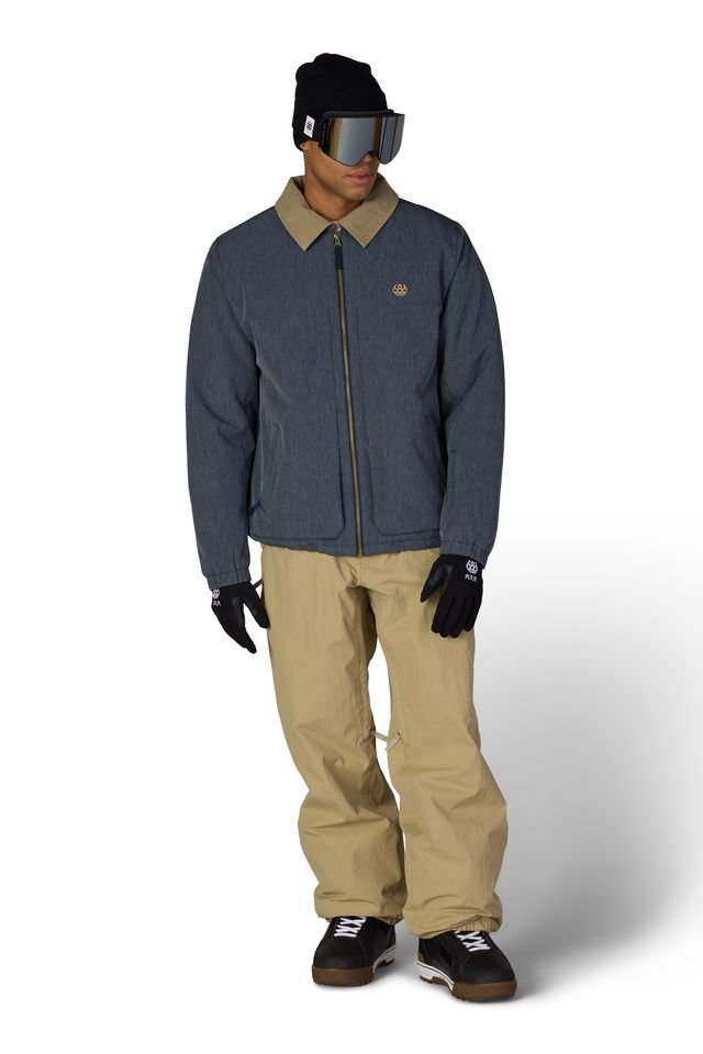 686 2027 Camber Insulated Jacket - Navy Denim - Switch Skate & Snow