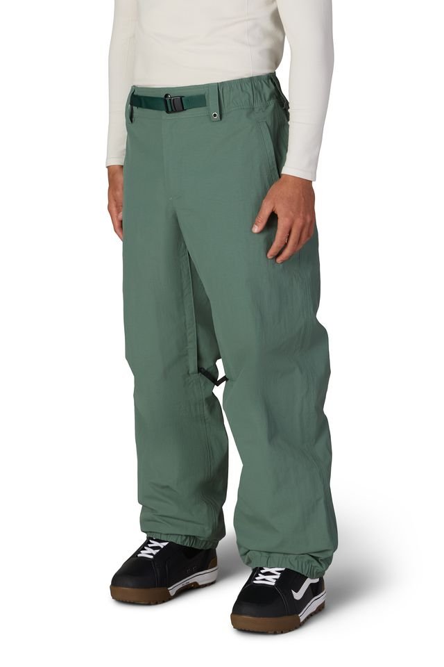 686 2027 Dojo Shell Pants - Faded Green Crinkle - Switch Skate & Snow