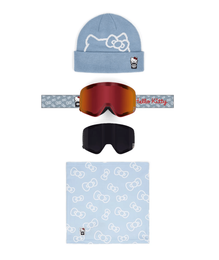 686 2027 Smarty Magnetic Goggle Pack - Hello Kitty + Solar Mirror + Silver Mirror - Switch Skate & Snow
