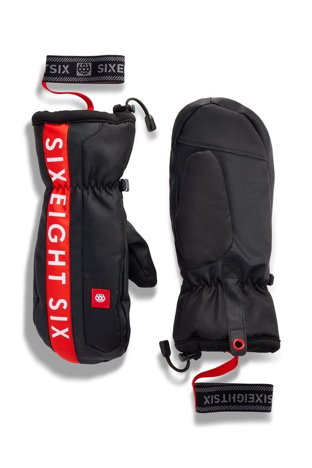 686 2027 Team Merino Mitt - Black - Switch Skate & Snow