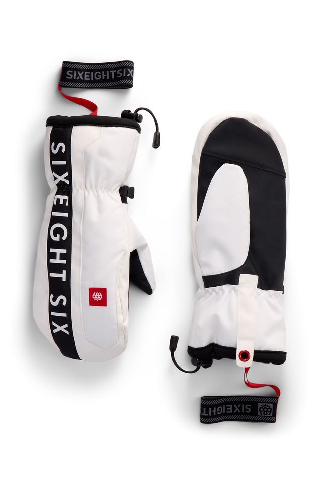 686 2027 Team Merino Mitt - White - Switch Skate & Snow