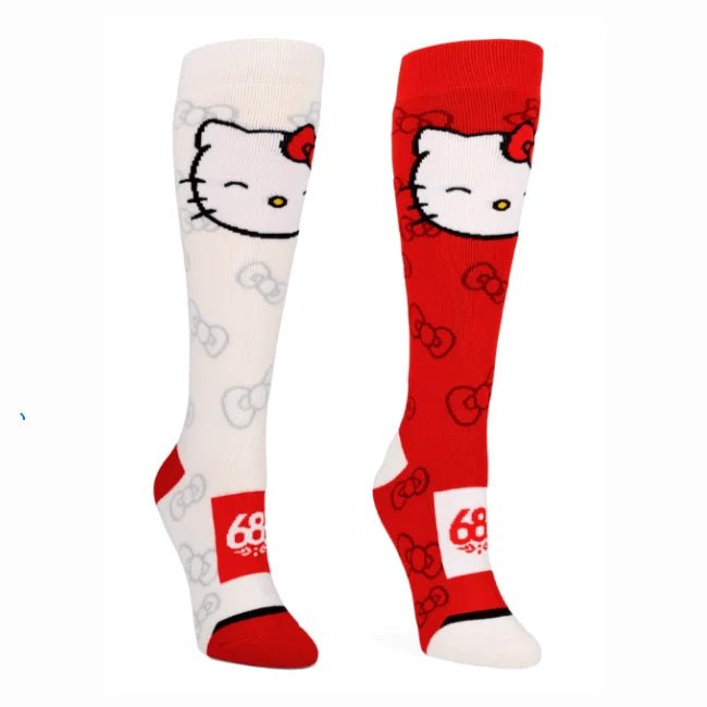 686 2027 Womens Hello Kitty 2-Pack Socks - Assorted - Switch Skate & Snow