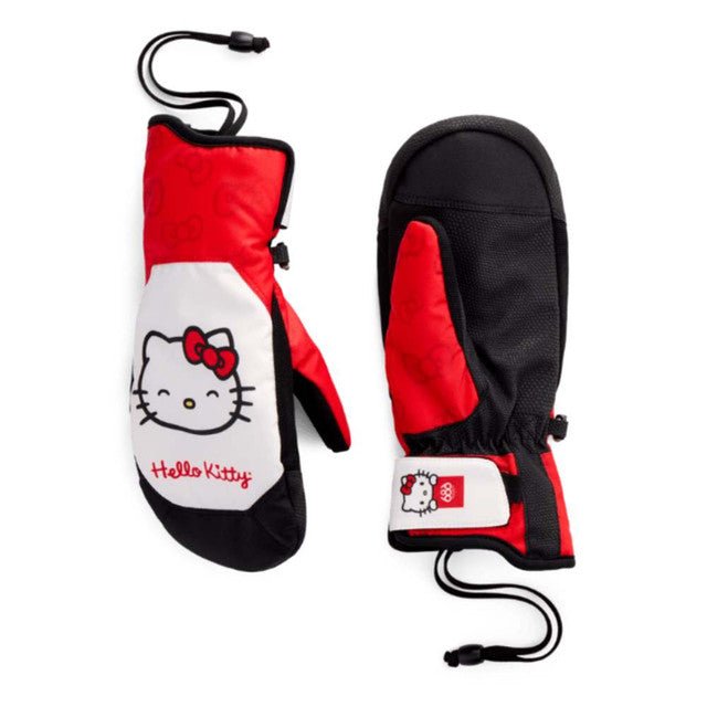 686 2027 Womens Revel Mitt - Hello Kitty Red/White - Switch Skate & Snow