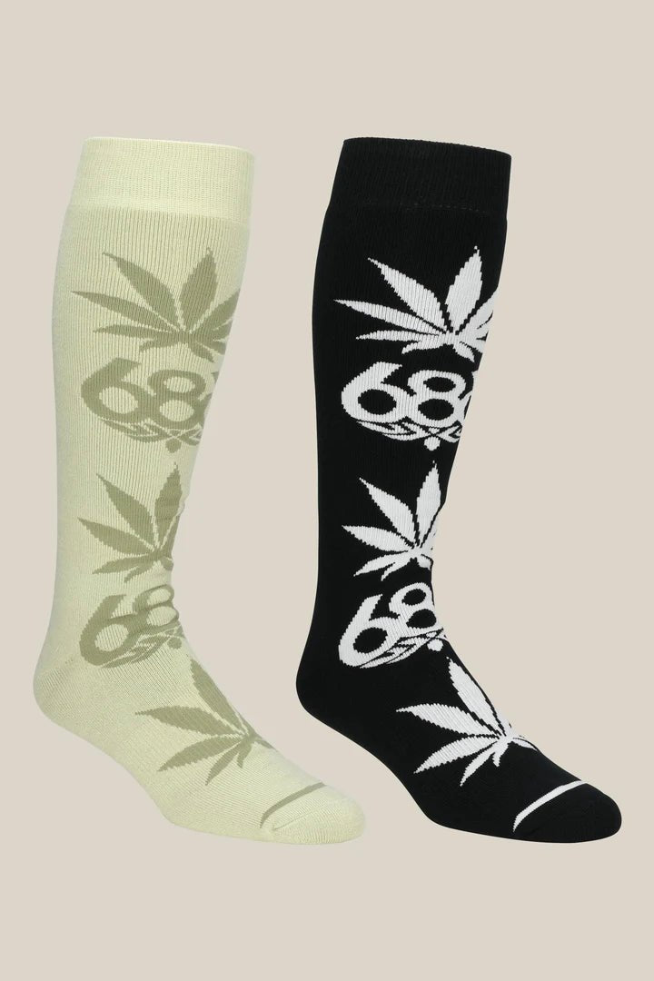 686 HUF Socks 2 - Pack 2026 - Assorted - Switch Skate & Snow