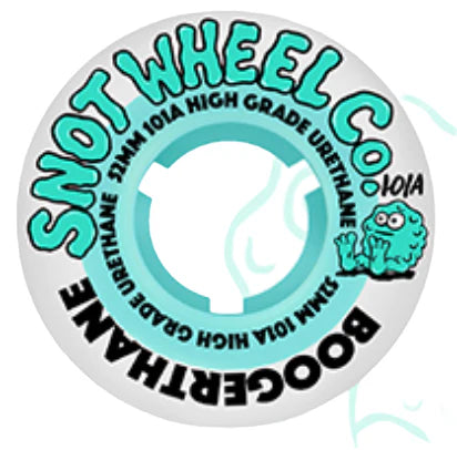 Snot Boogerthane Wheels - 52mm 101A - White/Teal *Online Only*