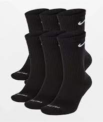 Nike Everyday Plus Cotton Cushioned Socks - 3 Pack - Black