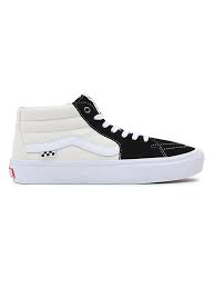 Vans Skate Grosso Mid Shoe - Marshmallow/Black