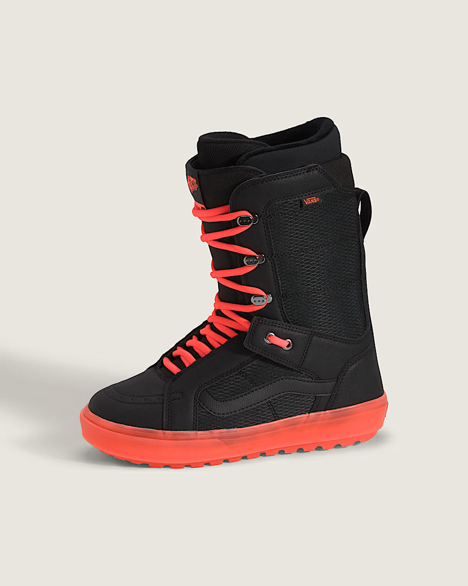 Vans Hi-Standard OG Snowboard Boot – Black/Orange Classic Lace-Up