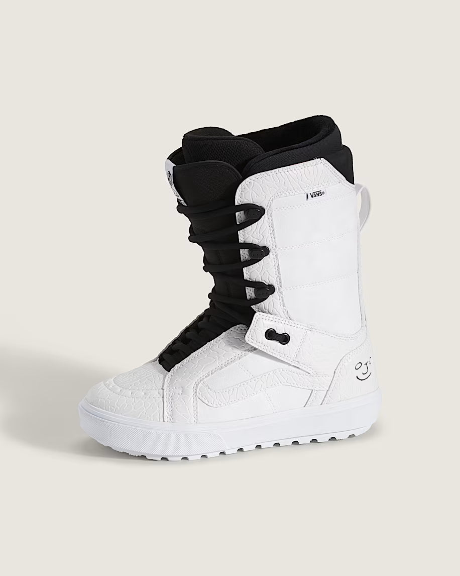 Vans Hi-Standard OG Snowboard Boot – White Classic Lace-Up