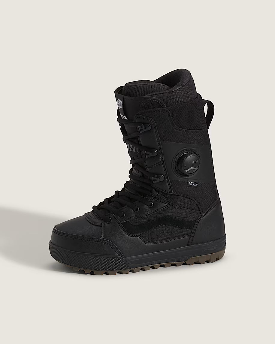 Vans Invado Pro Snowboard Boot – Black/Gum Hybrid Lace BOA®