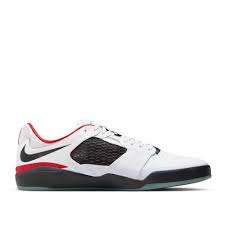 Nike SB Ishod PRM L Shoes - White/Black/University Red