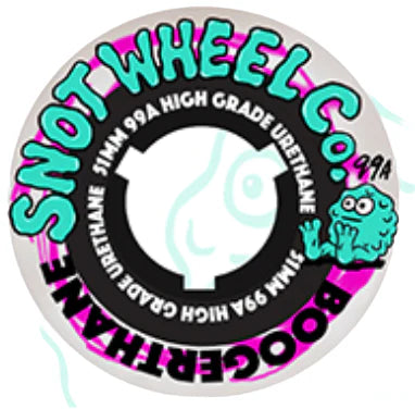 Snot Boogerthane Wheels - 51mm 99A - Swirl Pink *Online Only*