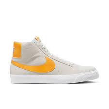 Nike SB Zoom Blazer Mid Shoes - Summit White/Laser Orange