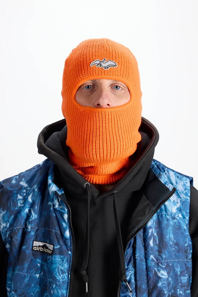 Airblaster 2027 Terryclava Facemask - Blaze Orange - Switch Skate & Snow