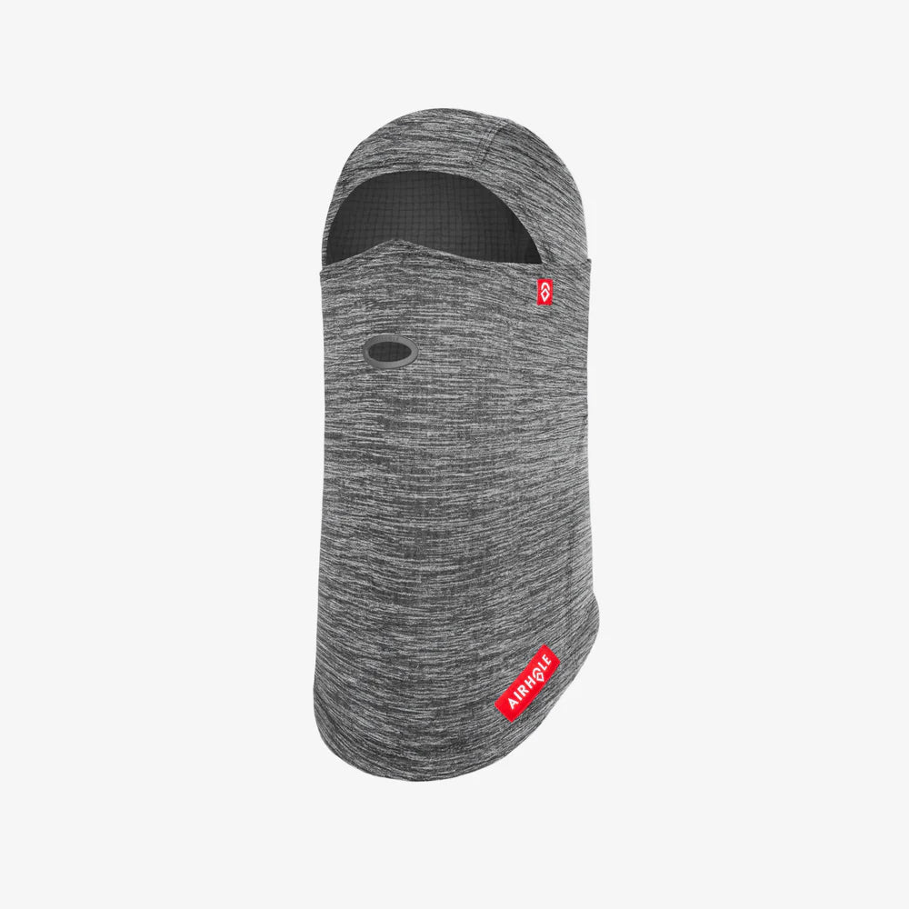 Airhole 2026 Original Mouth Waffle Fleece Balaclava - Tech Grey - Switch Skate & Snow