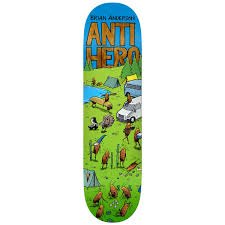Anti Hero BA Roached Out 2 Deck - 8.5 - Switch Skate & Snow