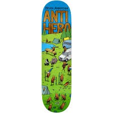 Anti Hero BA Roached Out Deck - 8.5 - Switch Skate & Snow