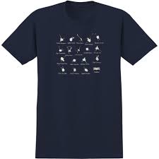 Anti Hero Damn Pigeons Ringspun T-Shirt - Navy - Switch Skate & Snow
