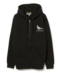Anti Hero Lil Pigeon EMB Zip Hoodie - Black - Switch Skate & Snow