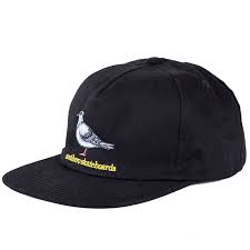 Anti Hero Lil Pigeon Snapback - Black/Yellow - Switch Skate & Snow