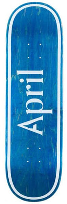 April OG Logo Blue Invert Deck - 8.25 - Switch Skate & Snow