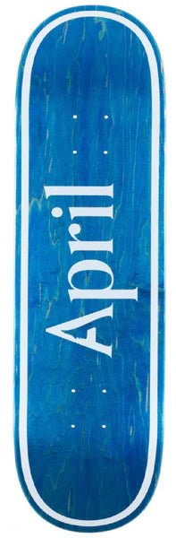 April OG Logo Blue Invert Deck - 8.25 - Switch Skate & Snow