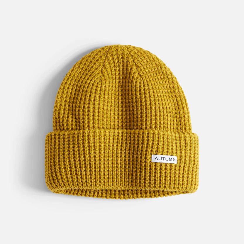 Autumn 2026 Waffle Beanie - Olive Ocre - Switch Skate & Snow