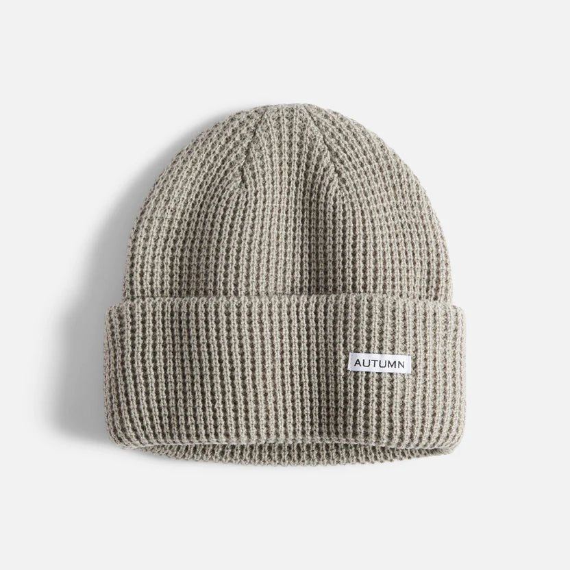 Autumn 2026 Waffle Beanie - Stone - Switch Skate & Snow