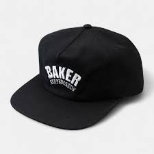 Baker Arch Logo Snapback Hat - Black - Switch Skate & Snow