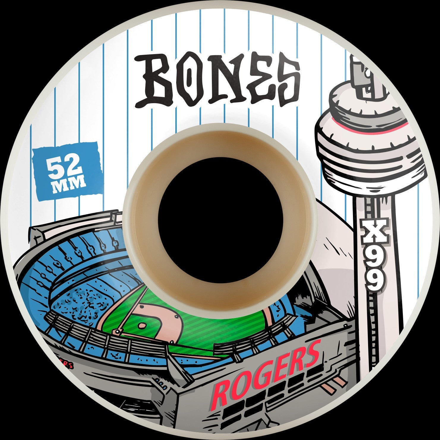 Bones X - Formula Tj Rogers Skateboarding V1 Wheels - 52mm 99A - pre order - Switch Skate & Snow