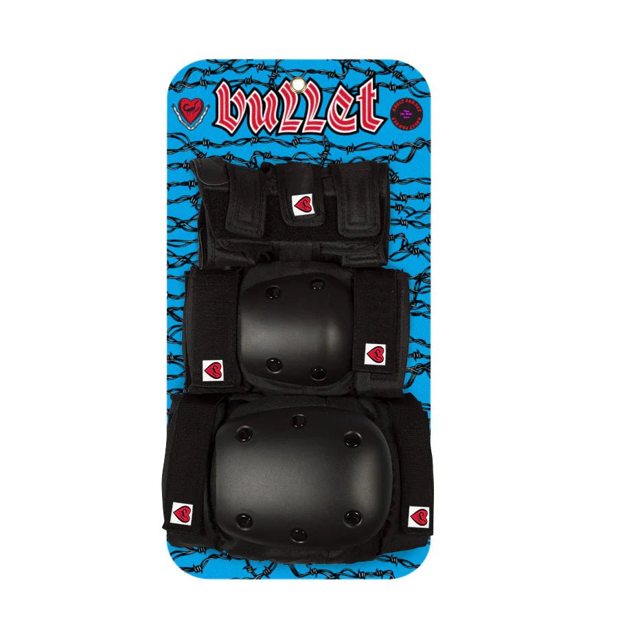 Bullet 3 Pack JR Pads - Black - Switch Skate & Snow