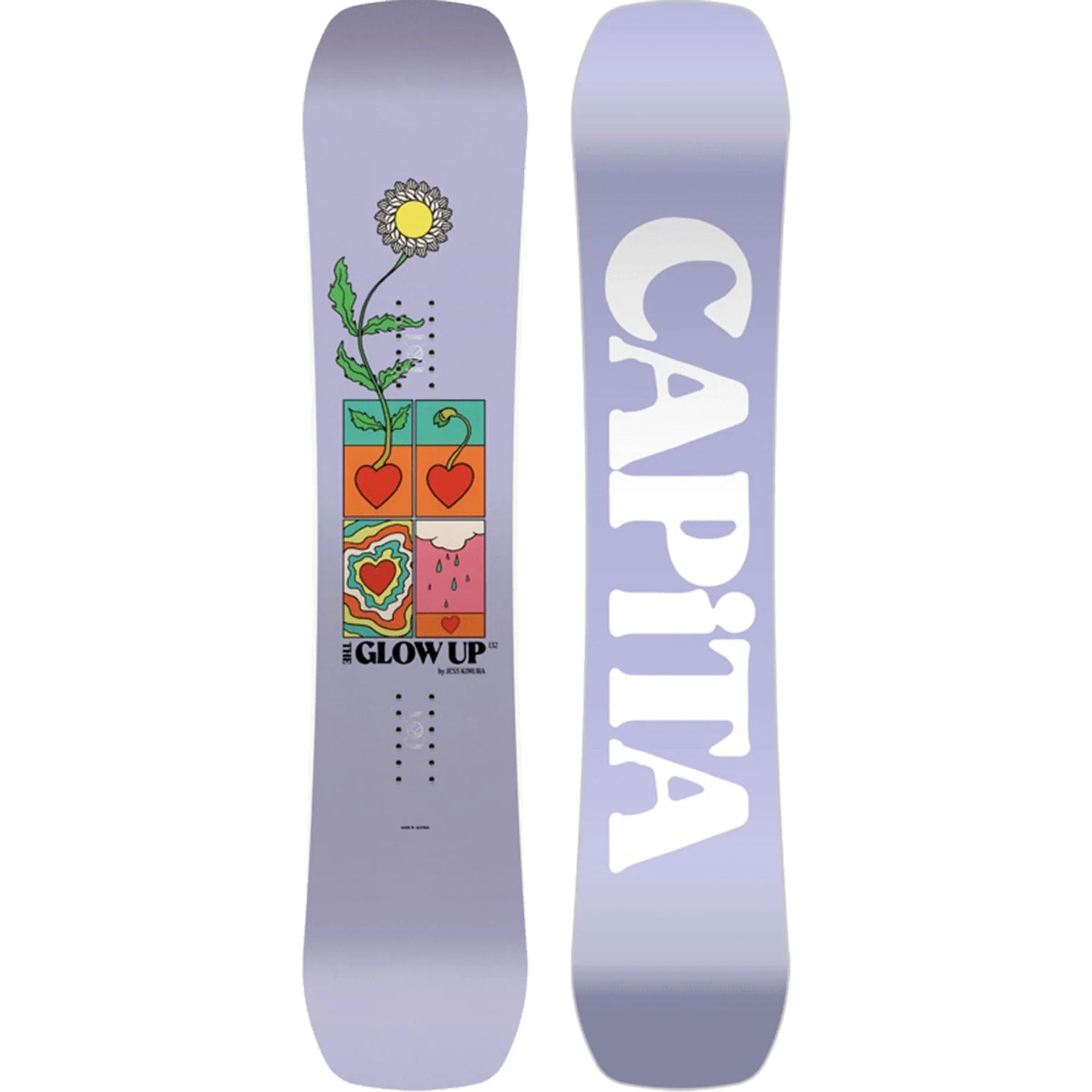 Capita 2027 Glow Up Mini By Jess Kimura Snowboard - 130cm - Switch Skate & Snow