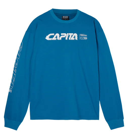 Capita Gravity Longsleeve T-shirt - Blue - Switch Skate & Snow