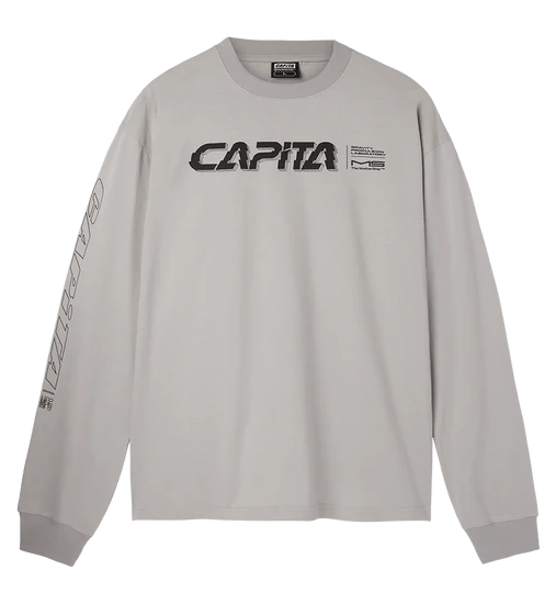 Capita Gravity Longsleeve T-shirt - Light Grey - Switch Skate & Snow