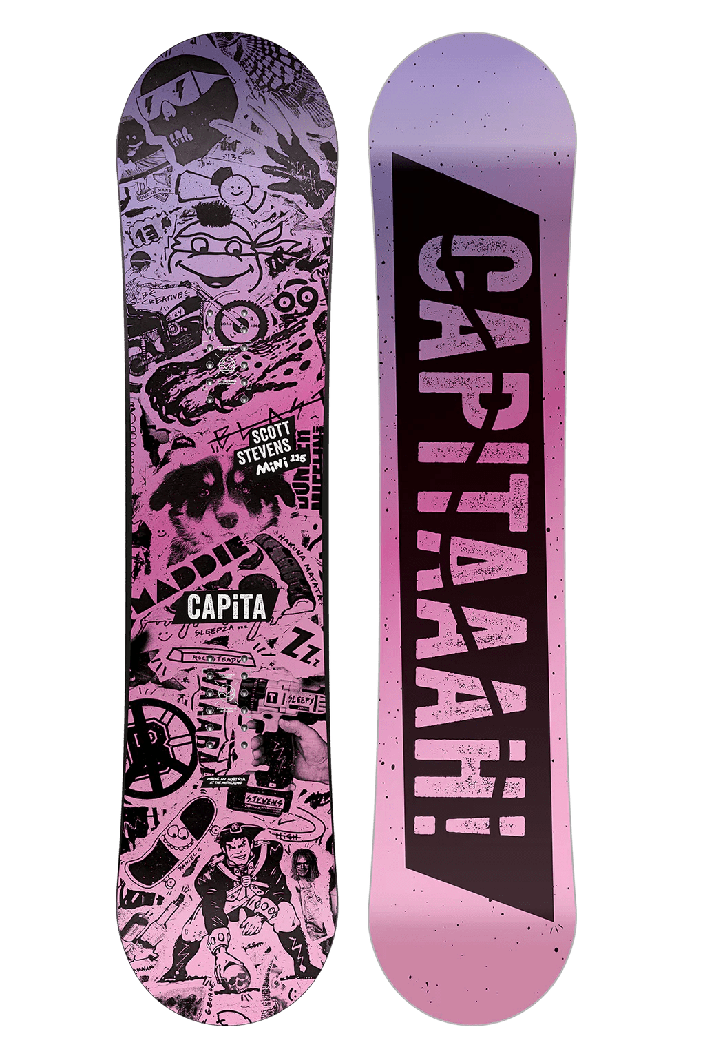 Capita Scott Stevens Mini Snowboard 2026 - 115cm - Switch Skate & Snow