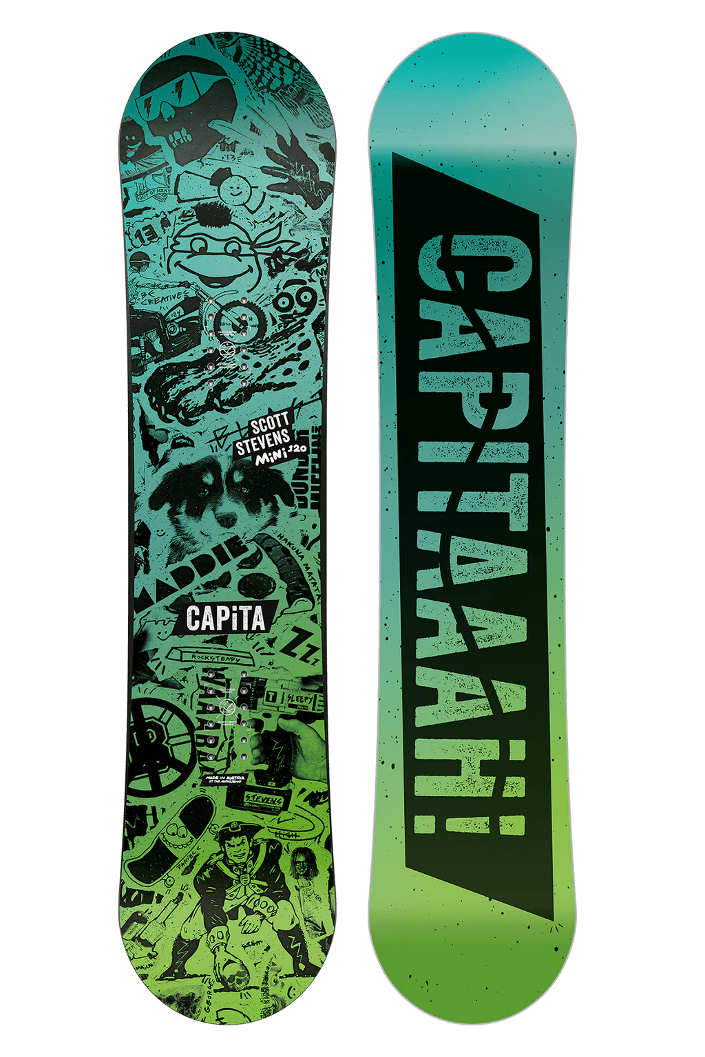Capita Scott Stevens Mini Snowboard 2026 - 120cm - Switch Skate & Snow