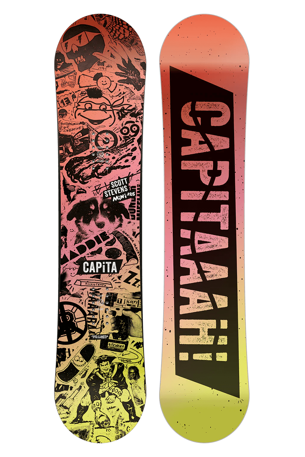 Capita Scott Stevens Mini Snowboard 2026 - 125cm - Switch Skate & Snow