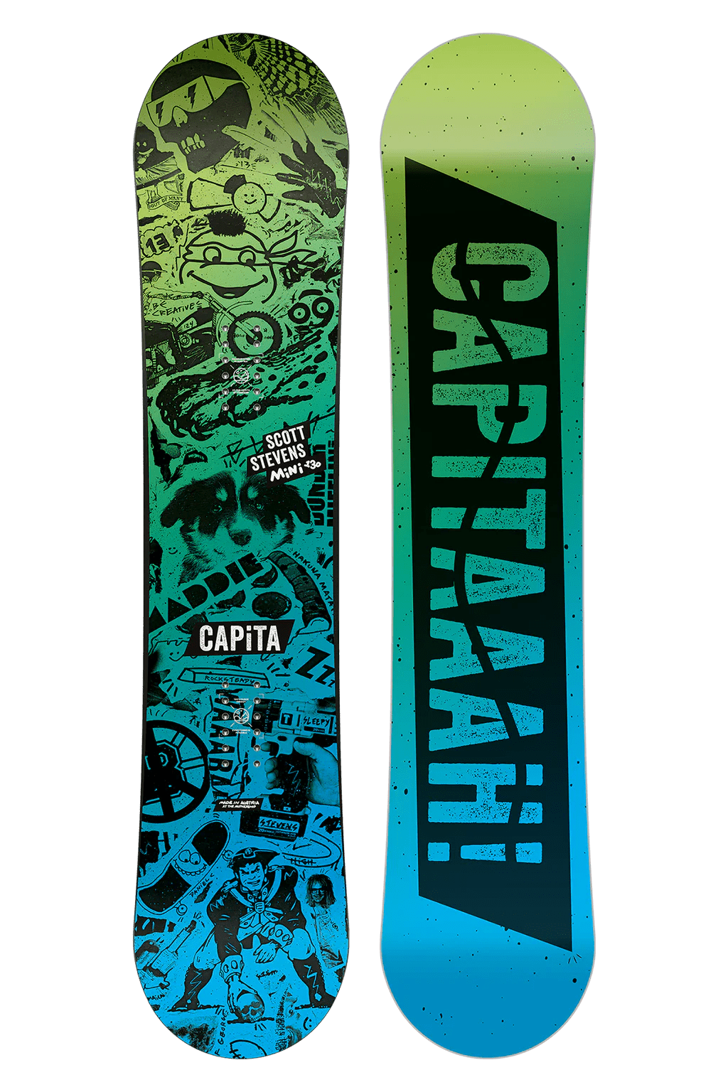 Capita Scott Stevens Mini Snowboard 2026 - 130cm - Switch Skate & Snow