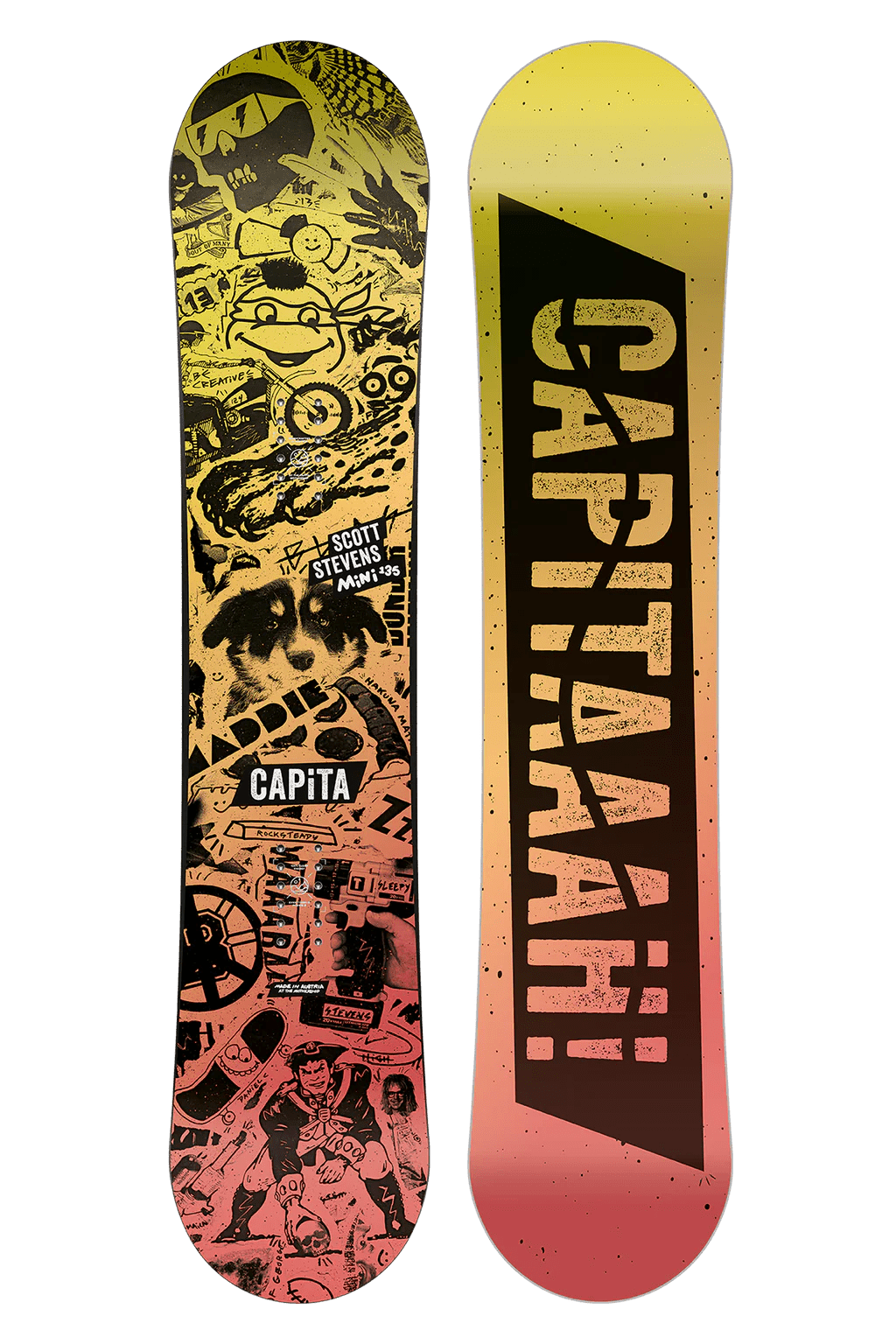 Capita Scott Stevens Mini Snowboard 2026 - 135cm - Switch Skate & Snow