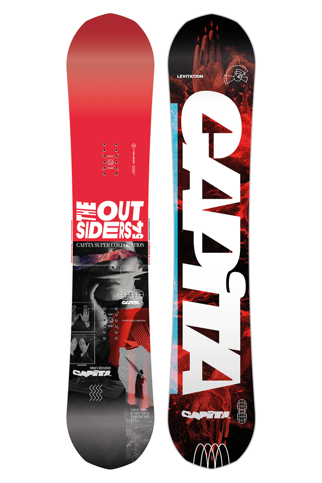 Capita The Outsiders Snowboard 2025 - 154cm - Switch Skate & Snow