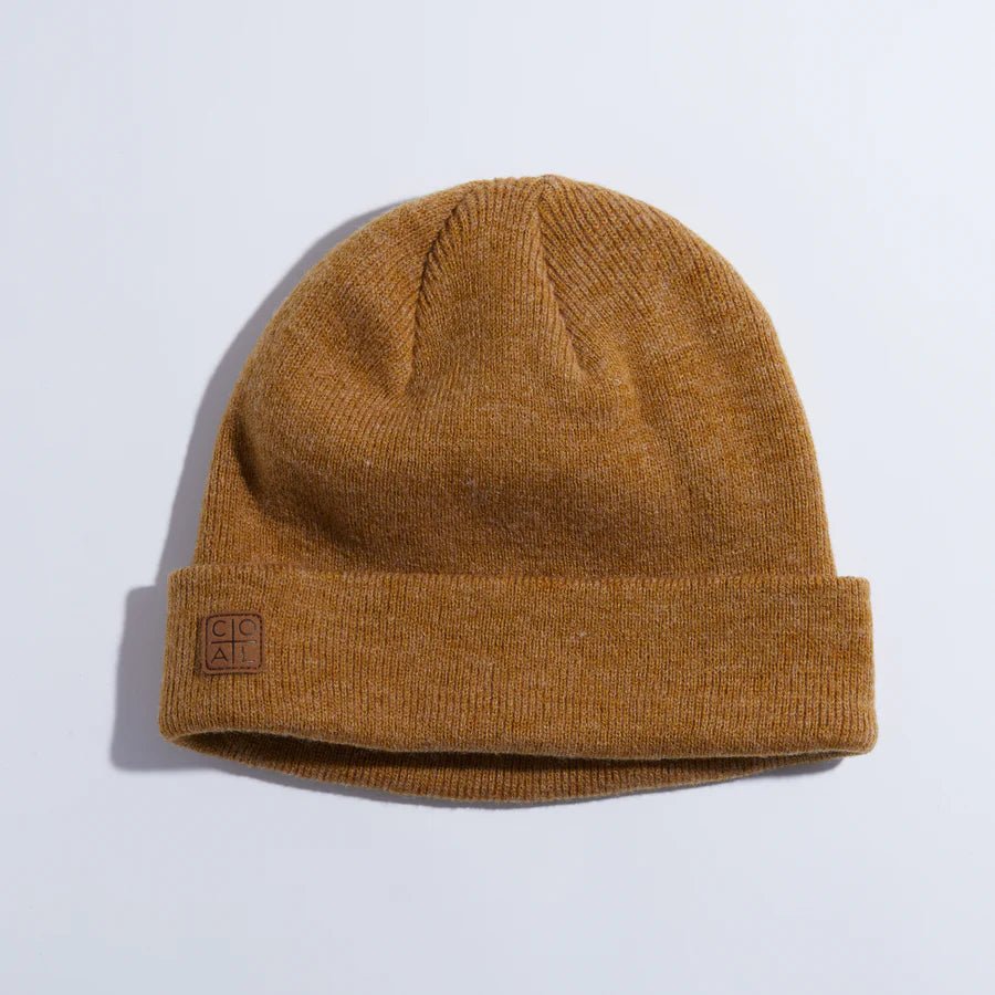 Coal 2024 Harbor Beanie - Heather Mustard - Switch Skate & Snow