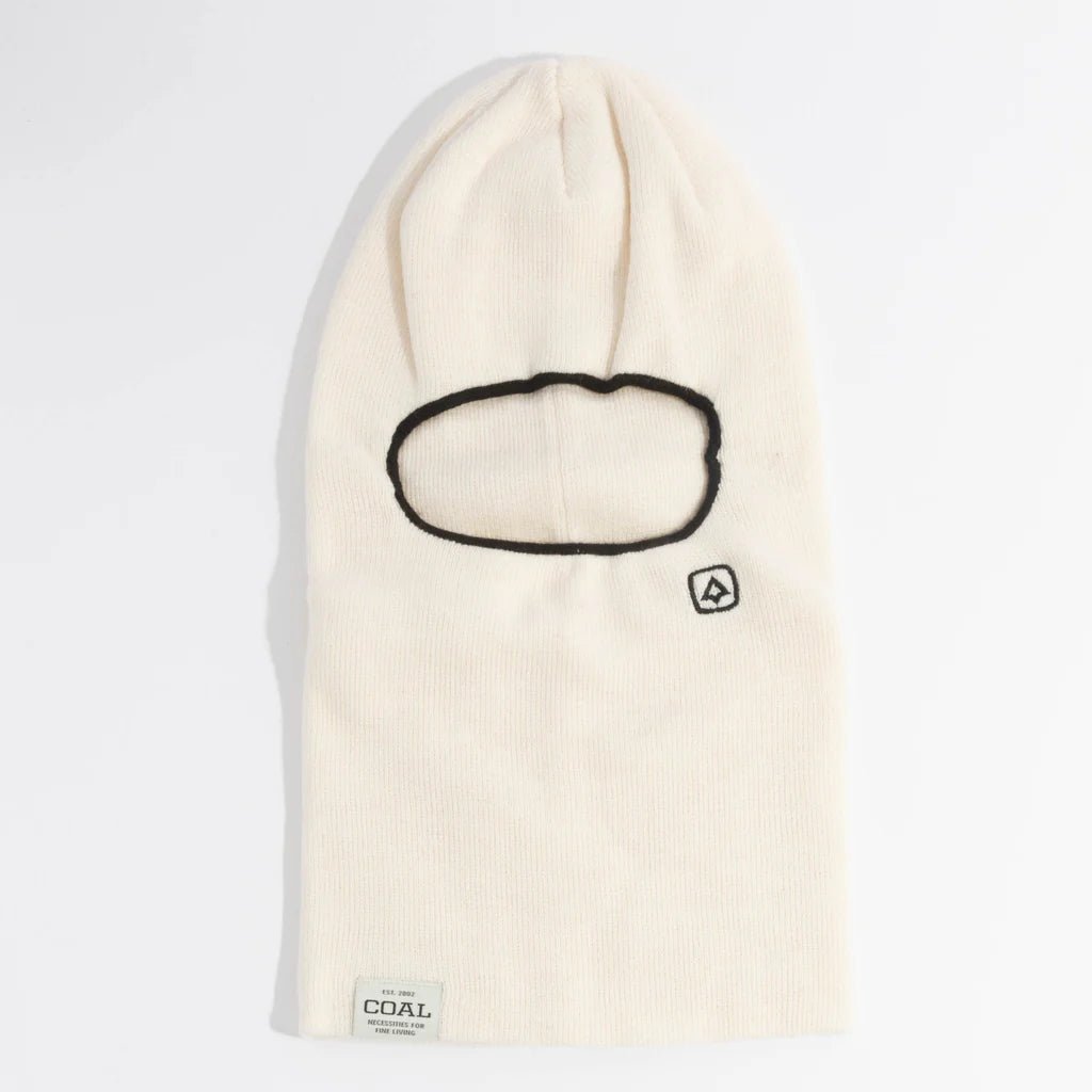 Coal 2026 Uniform Clava Facemask - Off White - Switch Skate & Snow