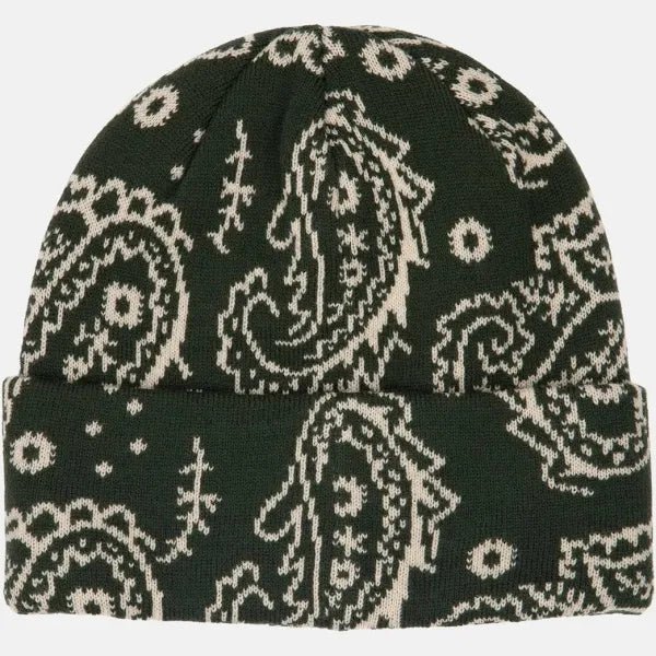 Corduroy 2026 Paisley Beanie - Green - Switch Skate & Snow