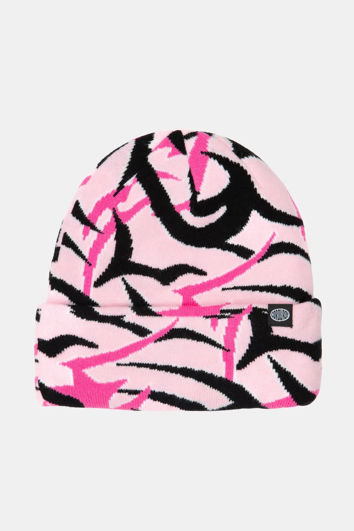 Corduroy 2026 Tribal Camo Beanie - Pink - Switch Skate & Snow