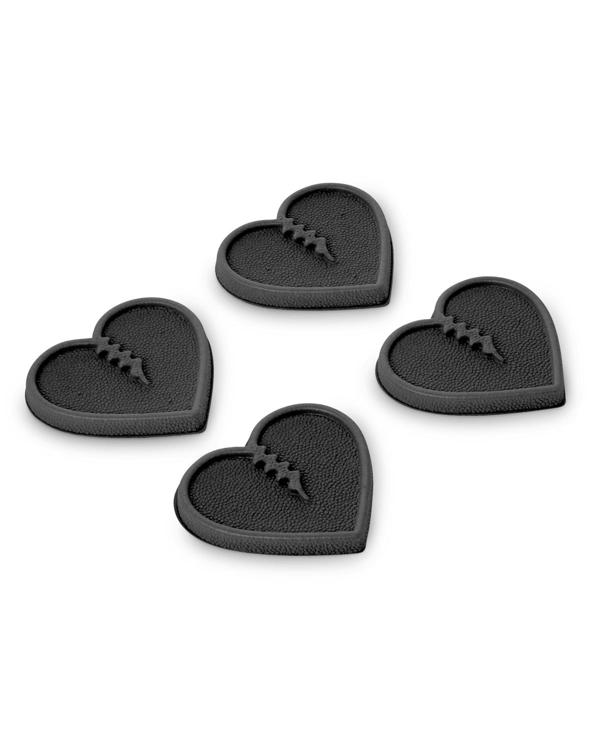Crab Grab 2026 Mini Hearts Stomp Pad - Black - Switch Skate & Snow