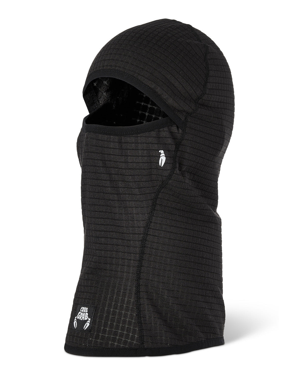 Crab Grab 2027 Clawva Waffle Fleece Mask - Black - Switch Skate & Snow